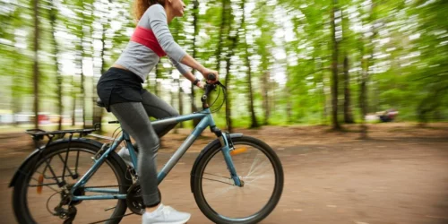 fietsen en afvallen