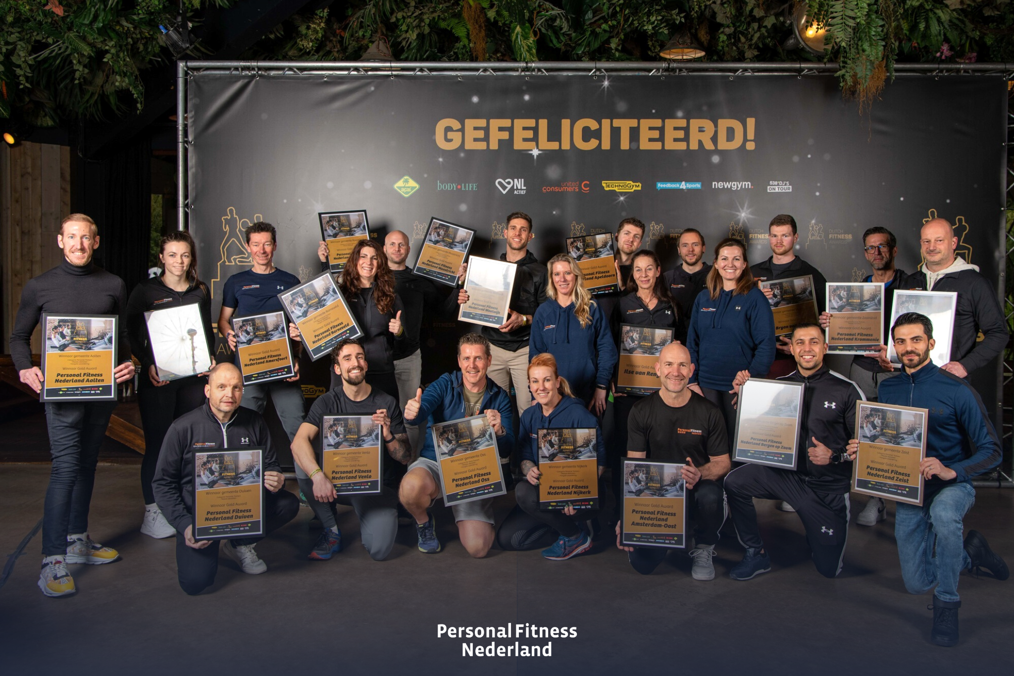 Dutch Fitness Awards groepsfoto